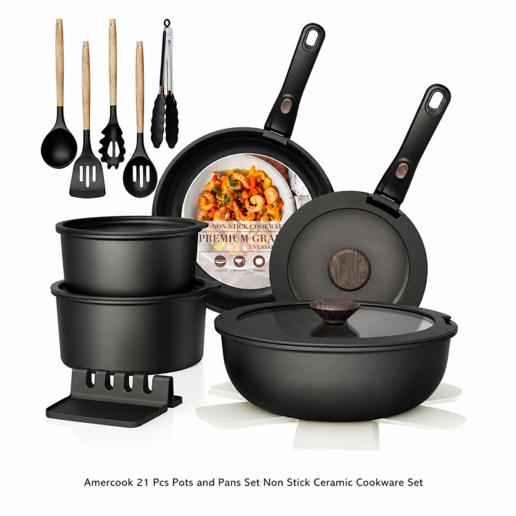 Astercook Non Stick, Ceramic Cookware Set